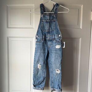 Girls Old Navy Blue Denim Overalls